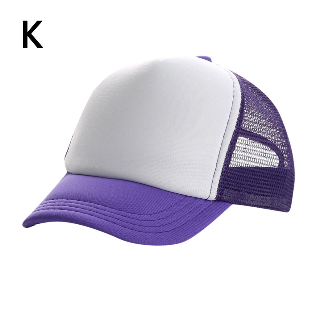 1PCS Della Protezione Dei Bambini Casual Maglia Pianura Berretto Da Baseball Regolabile Cappelli di Snapback Per Il Ragazzo Ragazza Hip Hop Trucker Cap Streetwear cappello papà: K