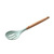 Silicone Kitchen Utensil Set 11 Pieces Kitchenware Set with Wooden Handle Nonstick Cookware, Green: Colander