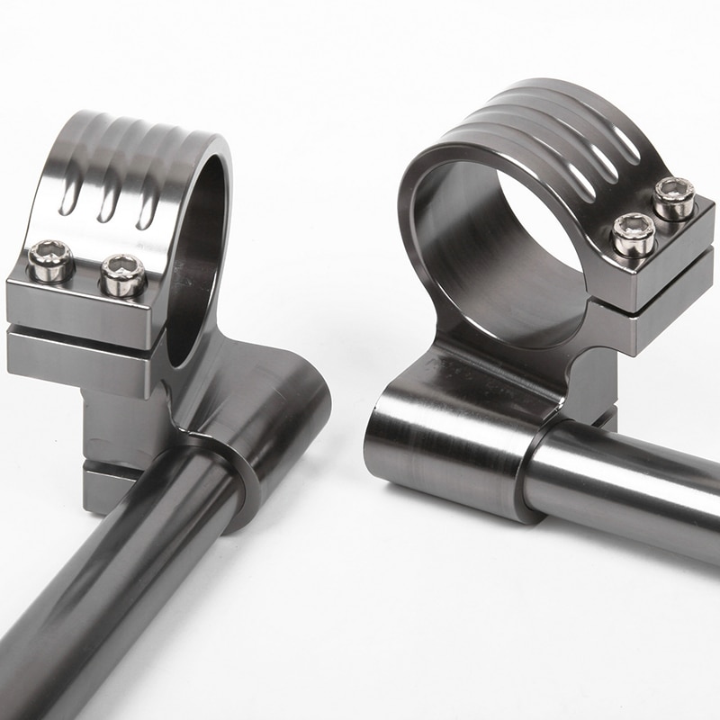 Smok cnc motorcykelstyre höjt högre clip ons 33 35 37 41 43 45 46 48 50 51 53 54 mm clip on klämma gaffel styre moto