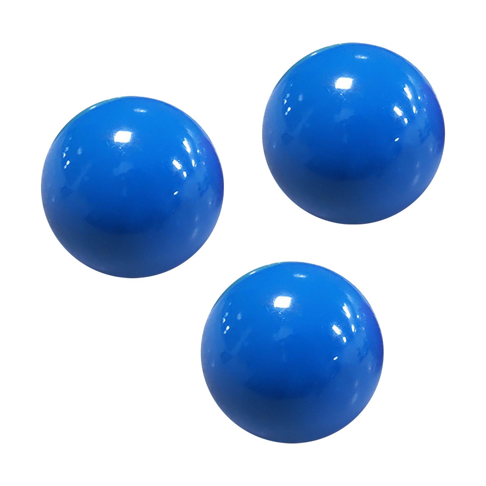 3Pcs Sticky Ballen Gooien Op Plafond Decompressie Bal Kleverige Squash Bal Zuig Decompressie Speelgoed Kleverige Doel Bal Kinderen: Blue 3pcs