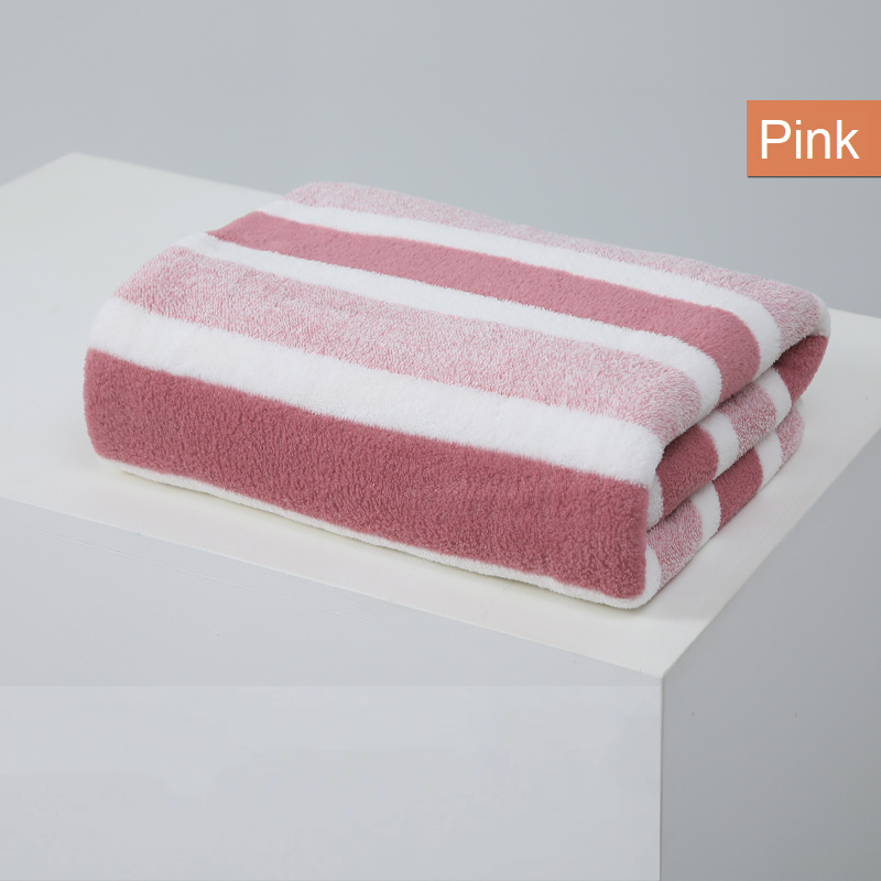 Striped Pattern Towel Set Soft Hand Towel Bath Towel Quick Drying Absorbent Towels For Bathroom: 23#