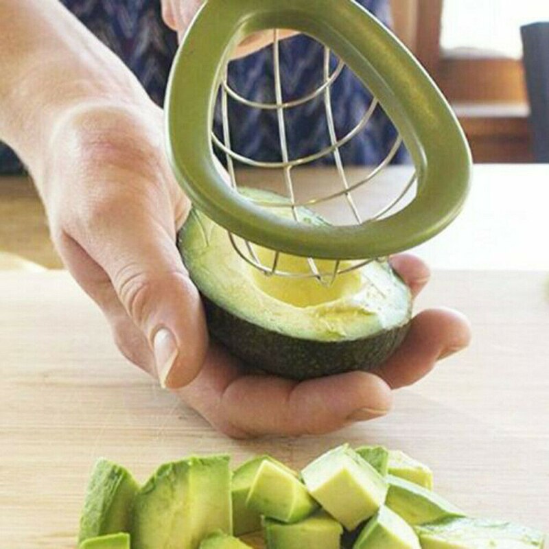 Avocado Cutter Vegetables Mango Slicer Melon Fruits Cutter Cuber Kitchen Hand Tool Gadgets Dice Cube Kitchen Tool Cutter