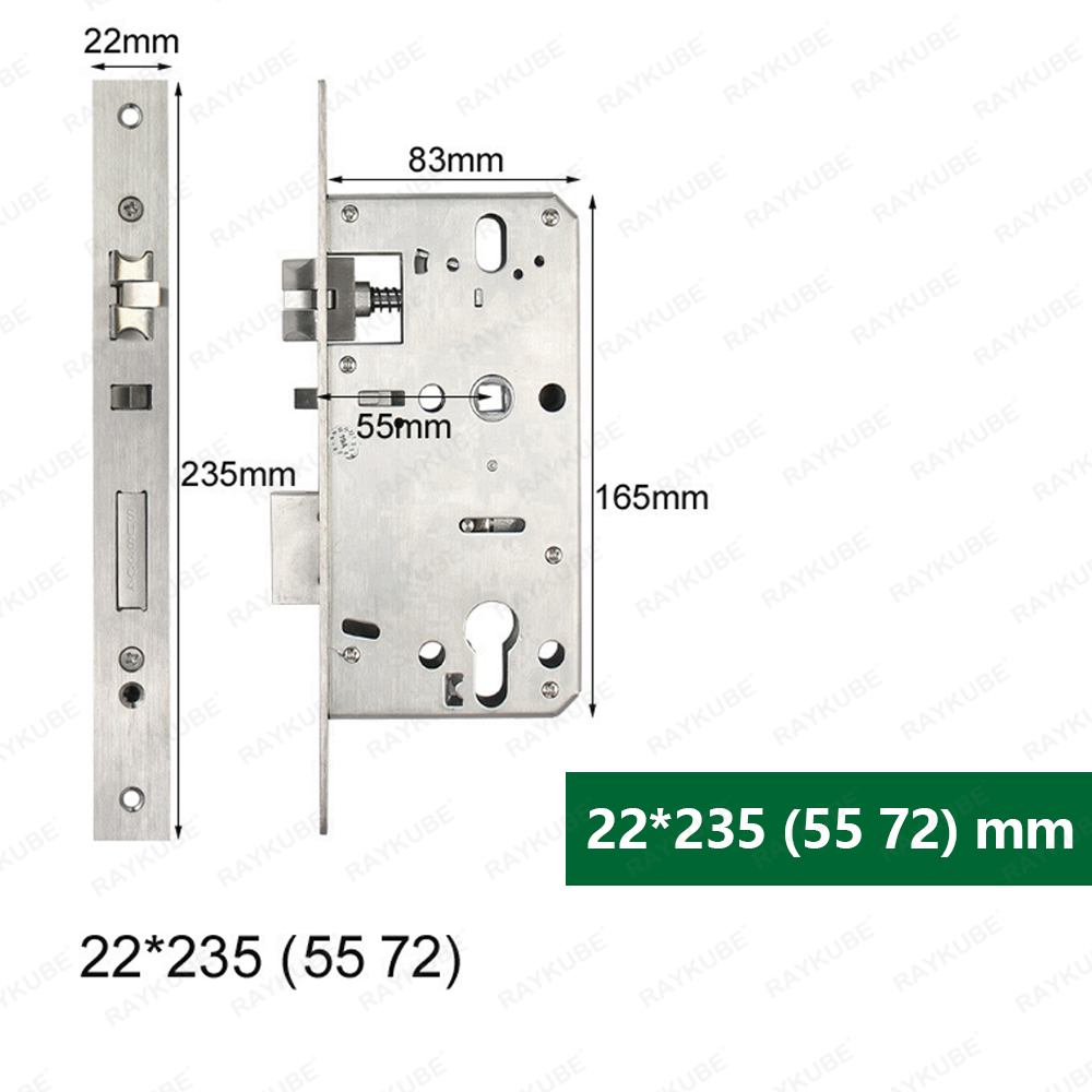 Mortise Lock Specialized For Smart Lock Different Size For Choose: Red