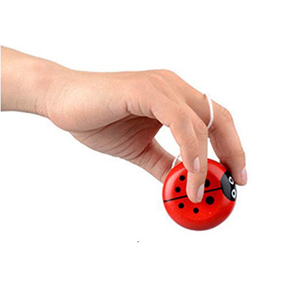 5Pcs/pack Wooden Classic Yoyo Toys Baby Educational Hand-Eye Coordination Development For Children Yoyo Ball