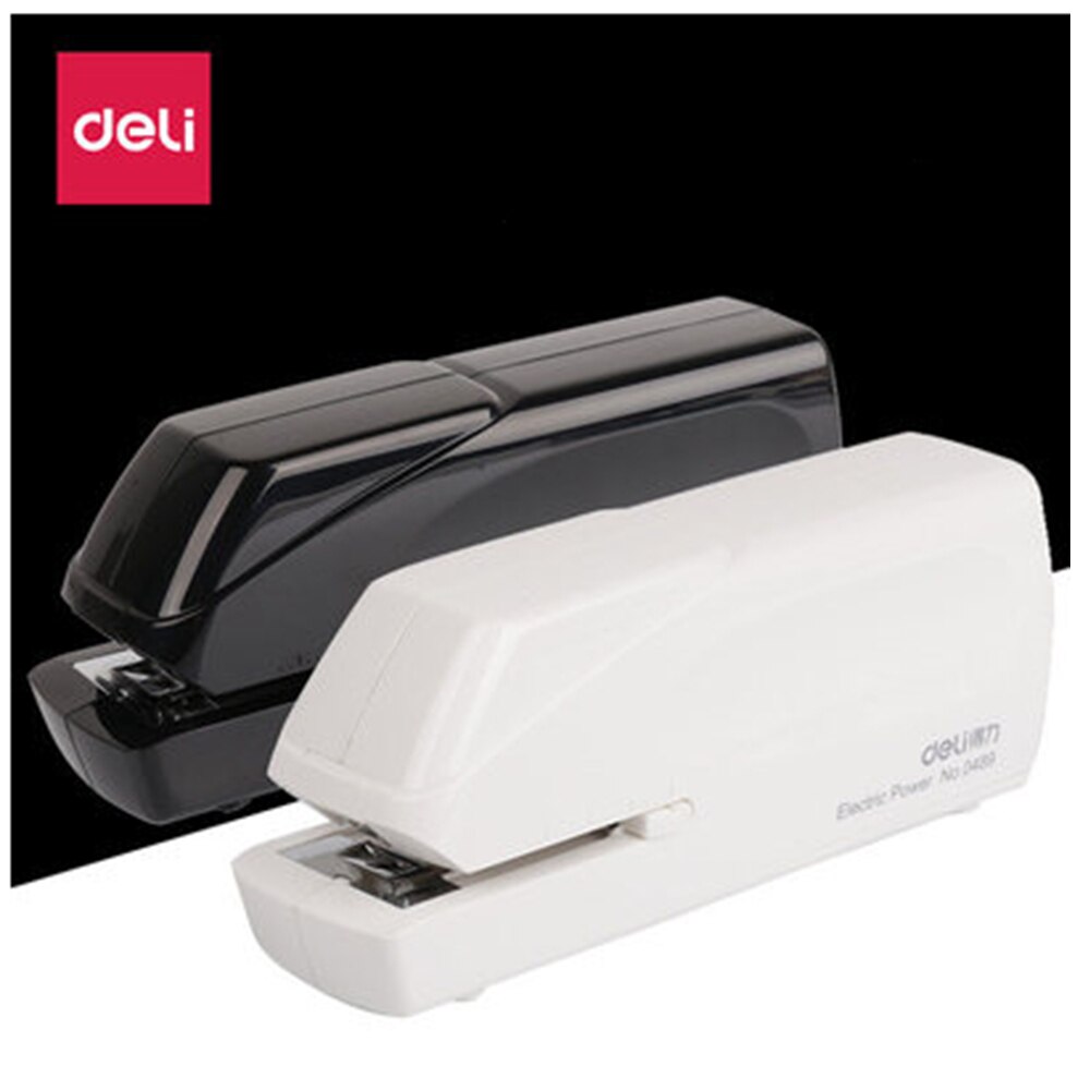 Deli Electric Stapler Machine Rechargeable Battery Automatic Electric Stapler Stationery Office Accessories School