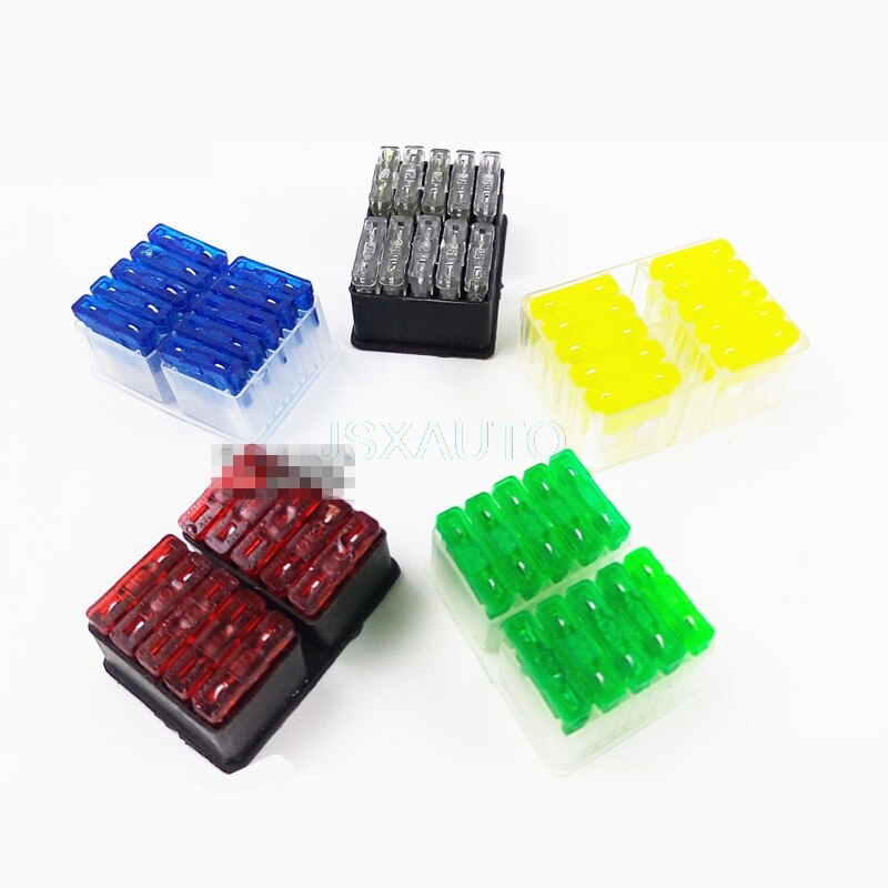Excavator fuse Square Fuse Tube Fuse piece Waterproof Fuse Box Excavator Accessories For Daewoo Doosan CAT PC ZX Hyundai Volvo