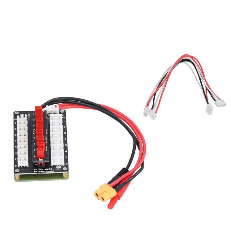 Parallel Board IMAX B6 B6AC Reduce Time LiPo Charging Board with 2s Balanced Cable 3s Balanced Cable for IMAX for B6 for B6AC