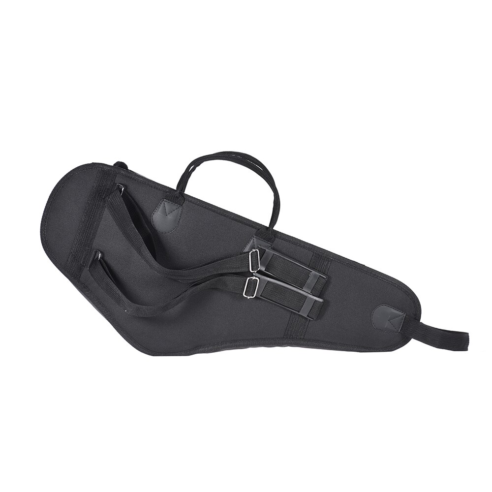 600D waterbestendig Altsaxofoon Sax Bag Case 15mm Foam Dubbele Rits met Verstelbare Schouderband pocket