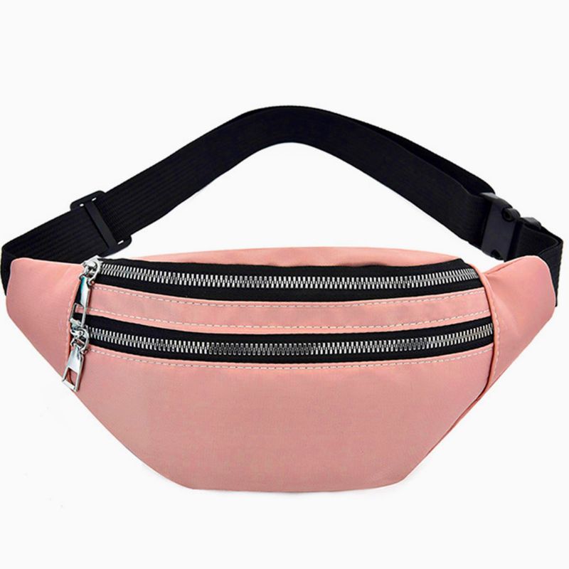 Universal Sports Travel Waist Bag Wear-resistant Nylon Waist Pack Phone Pouch