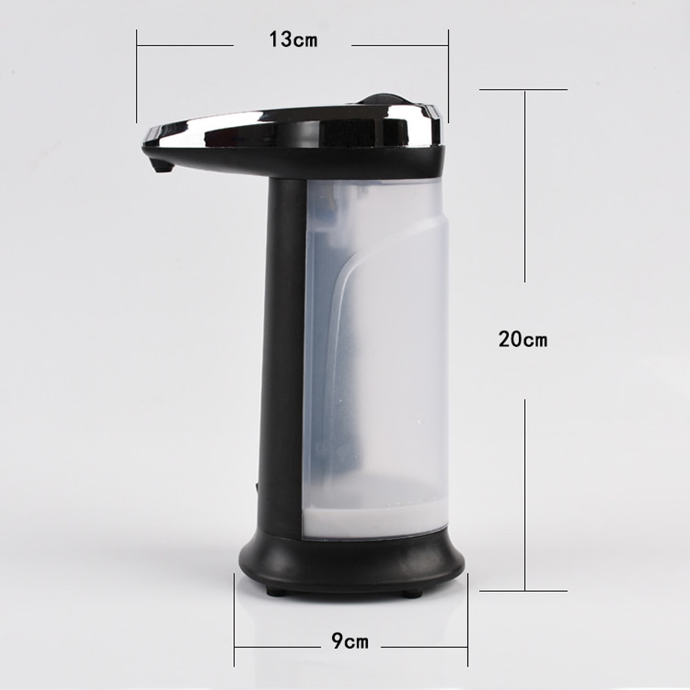 Distributeur automatique de savon liquide, sans contact, conteneur de 400ml, shampoing, Gel douche mousse, bouteilles pour cuisine et salle de bains