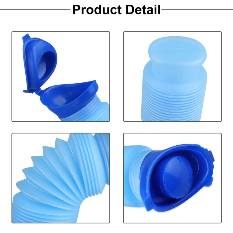 750ML poche toilette rétractable urinoir Portable rétractable unisexe étanche