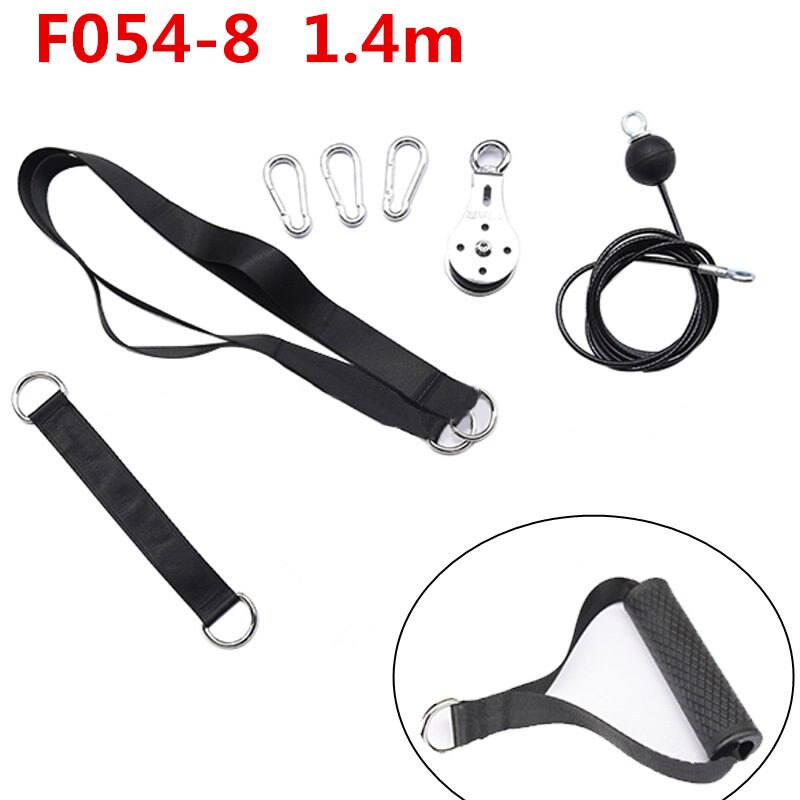 Gym Fitness DIY Pulley Cable Machine Arm Biceps Triceps Lifting Hand Gripper Strengths Trainer Exercise Pulley Training Device