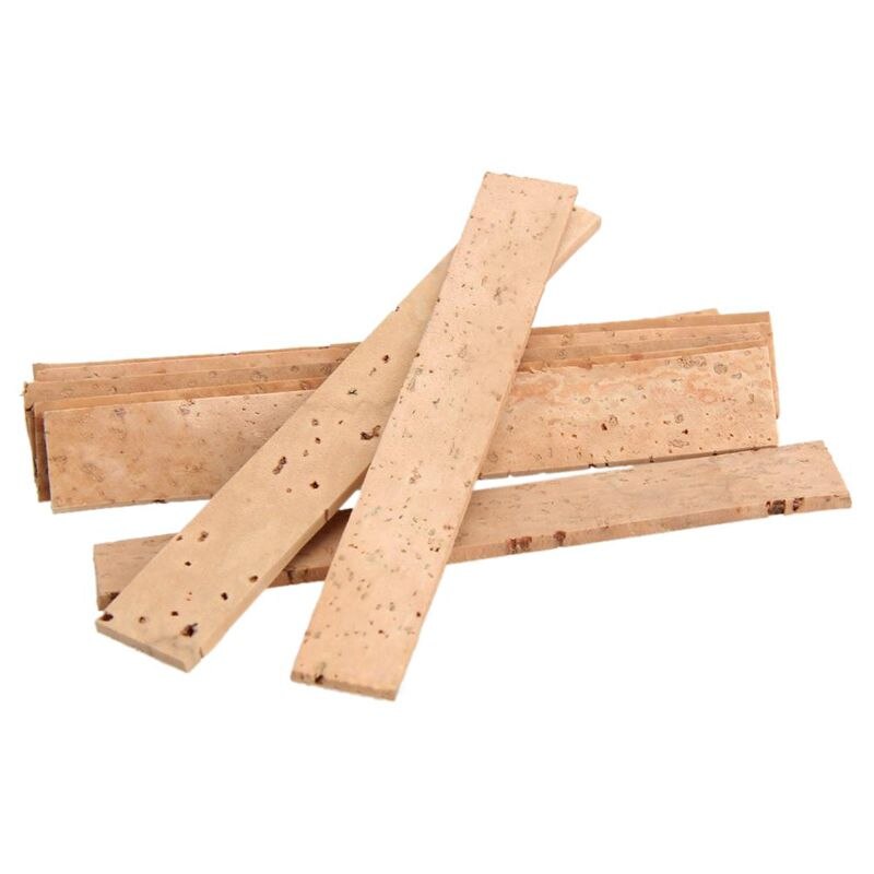 10x Bb Klarinet Neck Joint Cork Sheet Natuurlijke Kurk Klarinet Onderdelen 81*11*2Mm