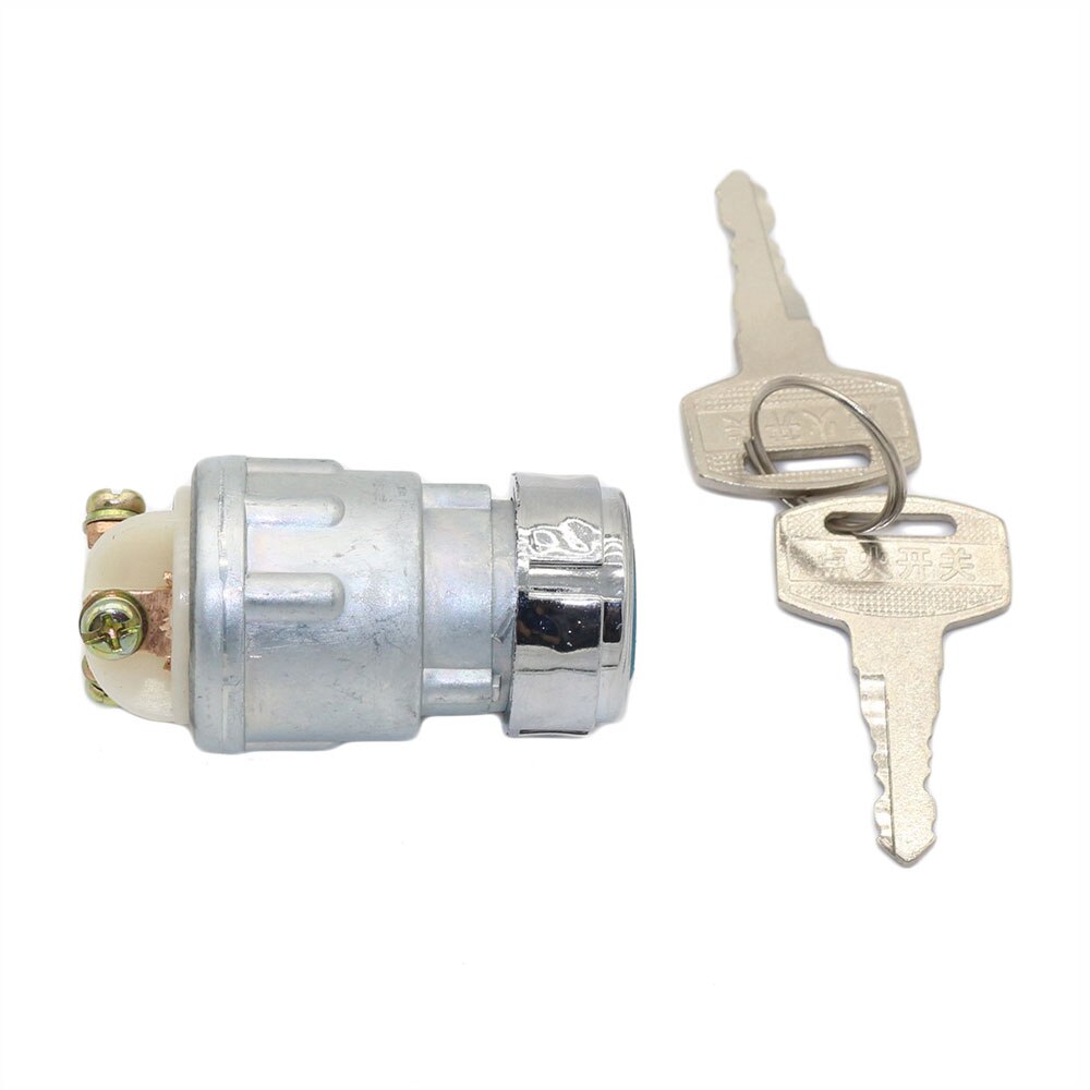 Go-kart Electric Door Lock Ignition Key Barrel Switch For 2 Key 50cc 110cc 125cc 250cc PIT Quad Dirt Bike ATV Buggy Accessories
