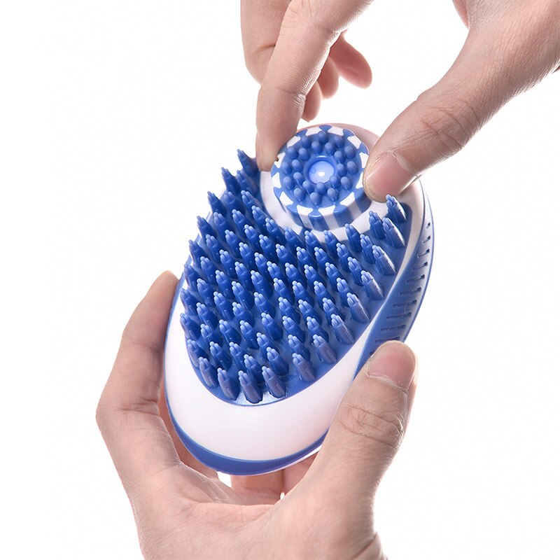 Hond Bad Borstel Kam Siliconen Pet Spa Shampoo Massage Borstel Douche Ontharing Kam Voor Honden Katten Pet Cleaning Grooming tool