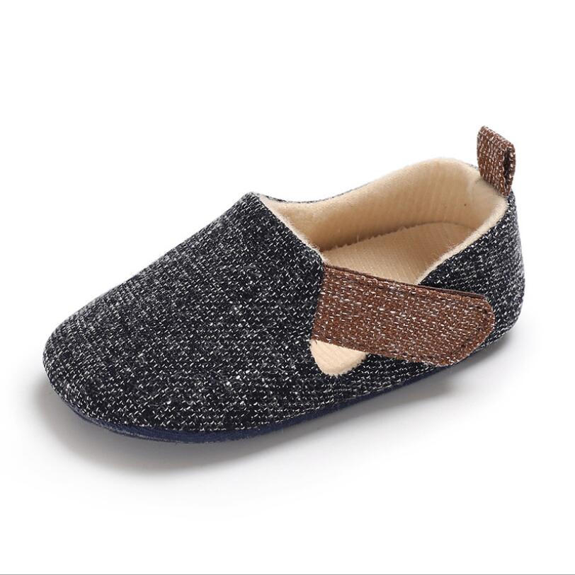 -né bébé berceau chaussures fond souple anti-dérapant Gentleman chaussures chaussures infantile garçon chaussures
