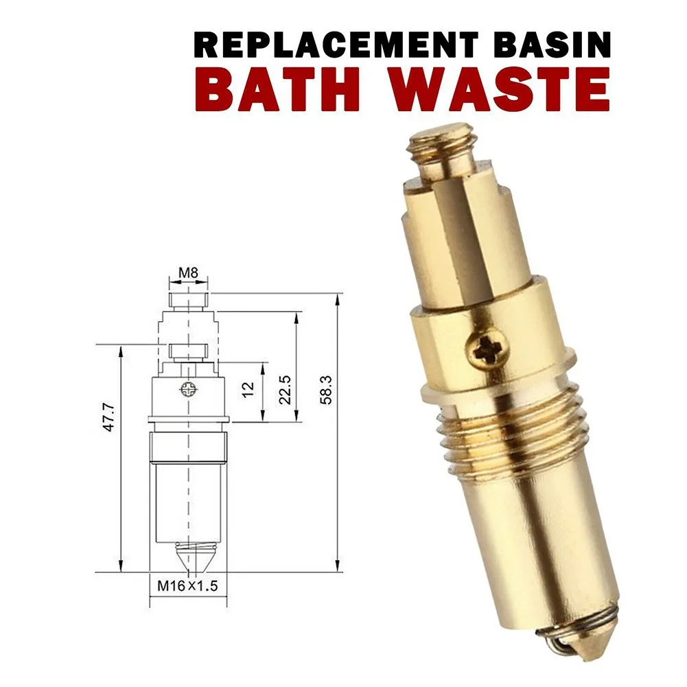 A1112 Vervanging-Bassin Gootsteen Bad Afval Pop-Up Klik Klak Plug Boutveer Voor De Meeste Gootsteen Barth Tub Bassin Afvoer-Stop