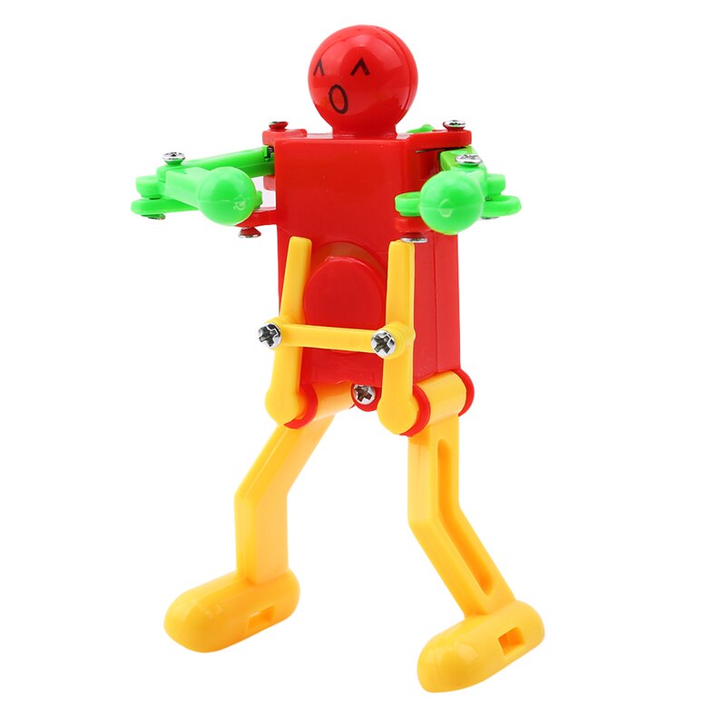 Klassieke Leuke Cartoon Dier Wind Up Speelgoed Kinderen Kids Plastic Clockwork Spring Wind-Up Dansende Robot Speelgoed