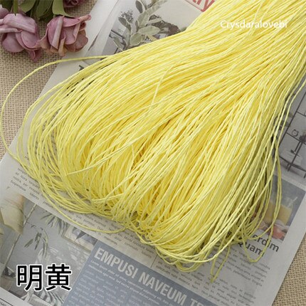 500G Raffia Stro Garen Hand Haken Garen Voor Diy Hoeden Handtassen Kussens Verpakking Wikkelen Materiaal Gehaakte Stro Hoed Lijn tas: 6