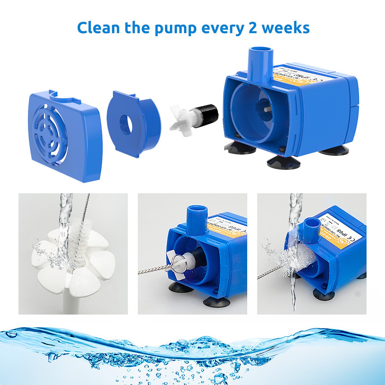 Water Pumps Smart Pet Water Dispenser Ac Water Pump Ultra-quiet 12v Ac Water Pump Cleaner Pumps Micro Cleaning Function Pump
