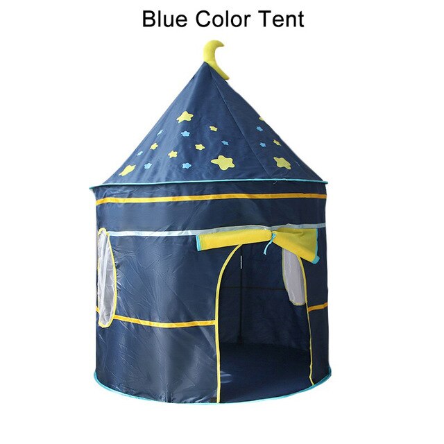 Portable 3 In 1 Spaceship Children&#39;s Tent Tipi Dry Pool Rocket Ship Wigwam Tent For Kids Ball Pool Box Children&#39;s House Ball Pit: WJ3711B