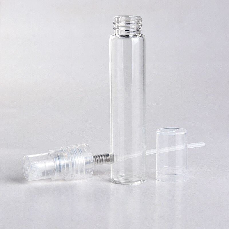 10/30/50/100PCS 10ML Perfume Bottle Portable Glass Refillable Spray Bottle Atomizer Container Women Perfume Pump Travel Bottle