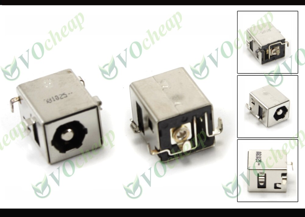 10 x laptop-dc-stromanschluss für hp compaq pavilion  dv4000 presario  v4000 v4100 v4200 v4300 ladebuchsenkabelbaum  - pj017 1.65mm