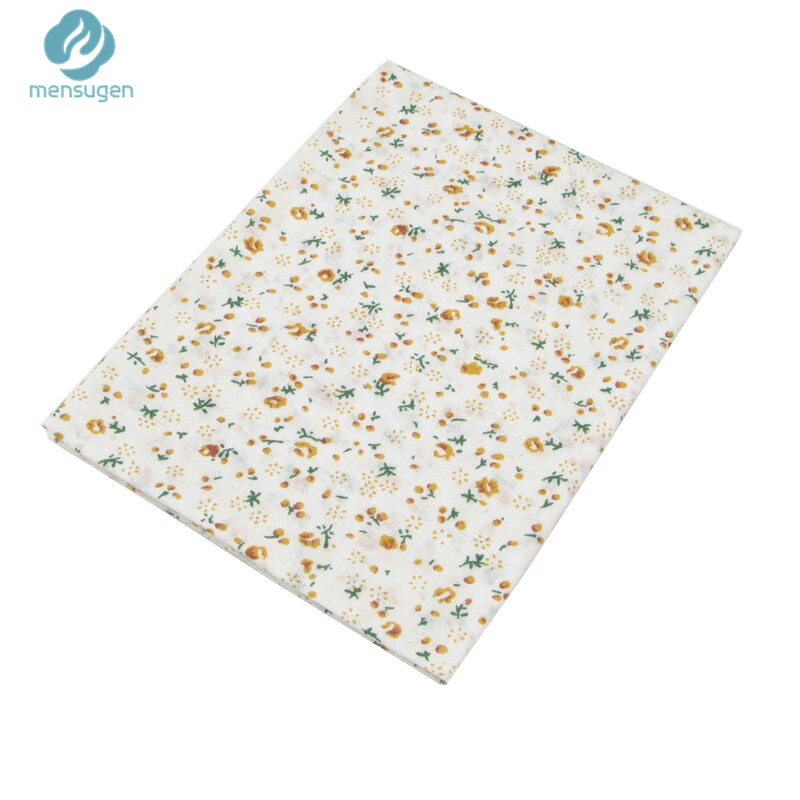 Tela para colchas de algodón de 100% amarillo de 7 Uds., para costura DIY, Patchwork, ropa de cama para niños, bolsas Tilda Doll, telas para bebés, tela de 50*50cm