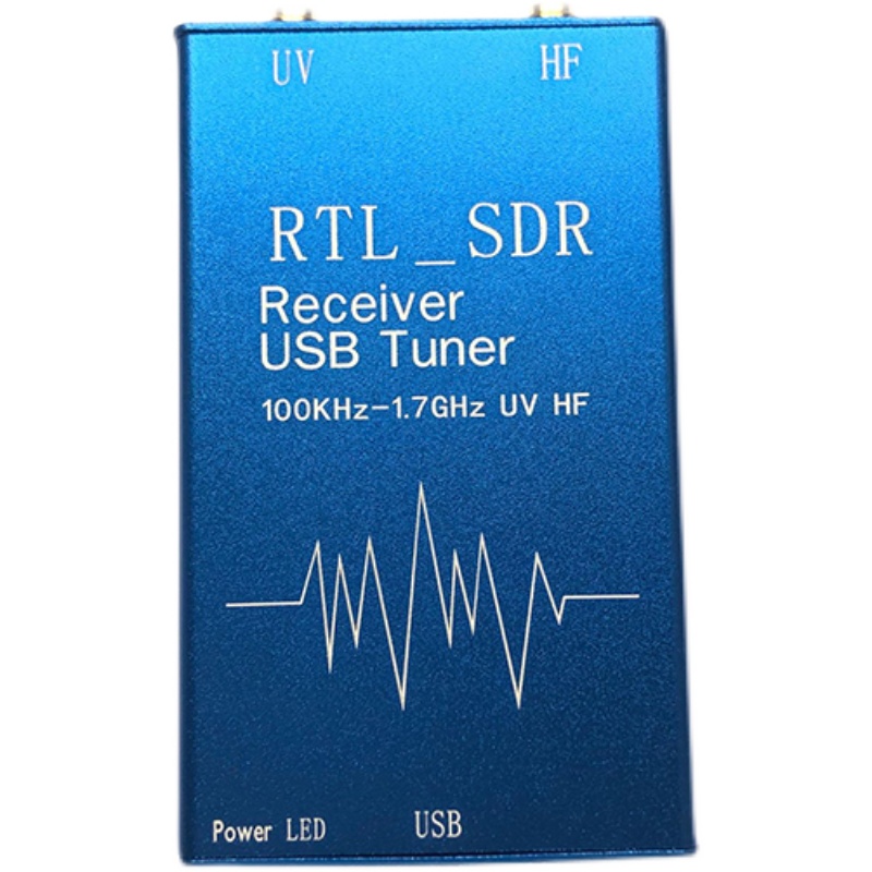 RTL SDR Receiver USB Tuner 100KHz-1.7GHz UV HF RTL2832U + R820T2 UHF VHF HF RTL.SDR USB Tuner Receiver AM, FM Radio