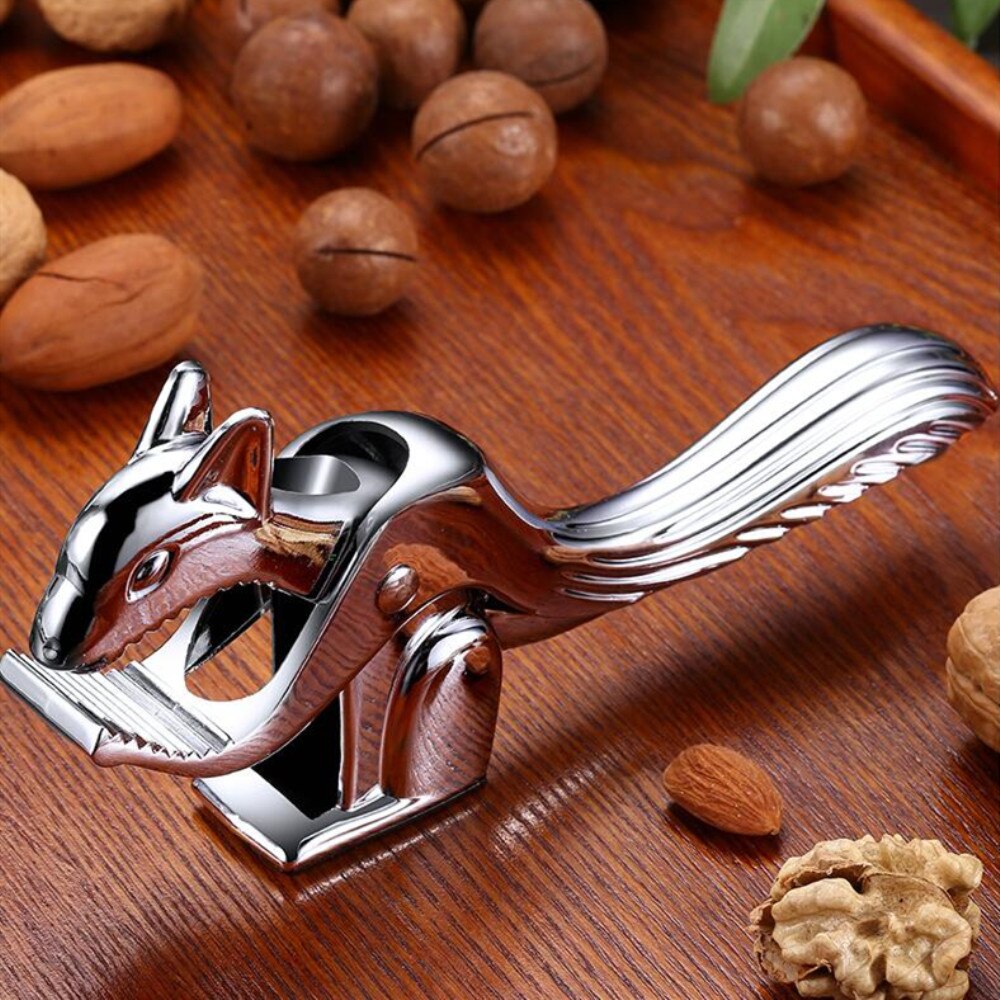 Abridor de nueces con forma de ardilla, nuez de almendra, nueces de nuez, utensilio de cocina, alicate de nogal, pinzas de sujeción
