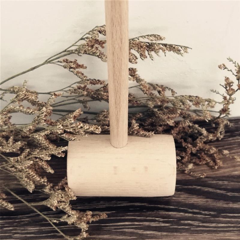 Kapmore 1pc Crab Mallet Multi-Use Wooden Lobster Mallet Food Hammer Seafood Tool Crab Tools Accessories