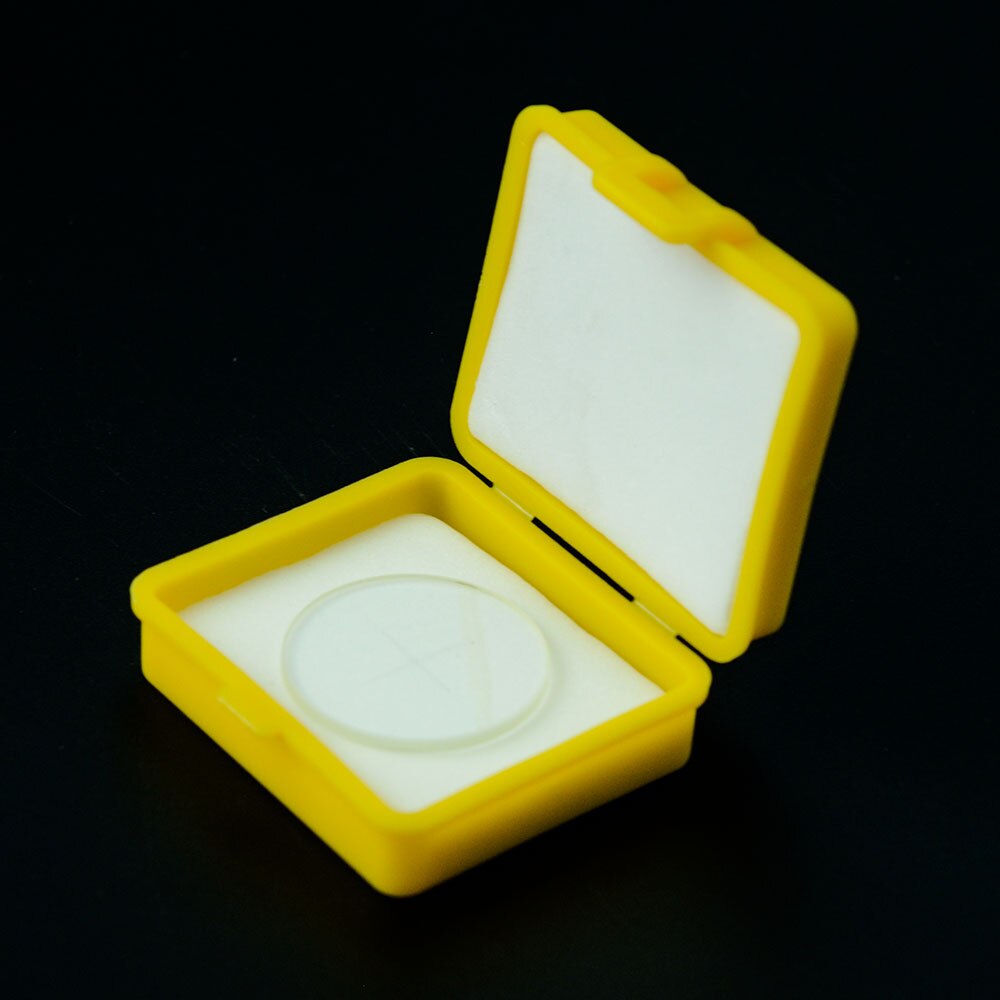 Microscope Eyepiece Lens Micrometer Calibration Slide With cross Scale reticle 0.05mm dust dispersion Calculate Area