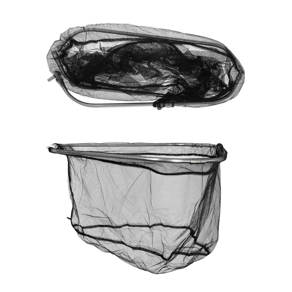 Folding Stainless Steel Fishing Net Folding Brail Nylon Net Rod Size Triangle Head
