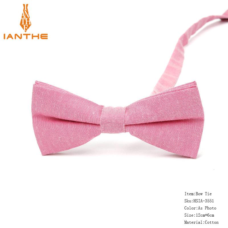 ¡Novedad! Pajarita a la para hombre, corbata de mariposa Lisa pura para hombre, pajarita de boda, lazos de esmoquin, accesorios para hombre,: IA3551