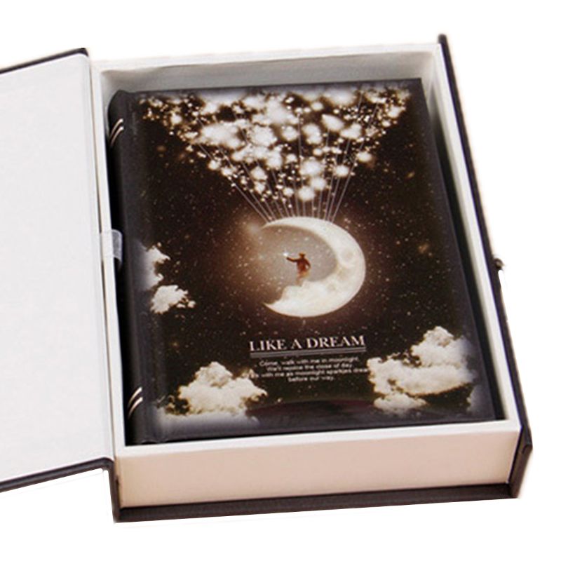 "Like a Dream" Diary with Lock Notebook Cute Functional Planner Lock Book Dairy Journal Stationery Box Package