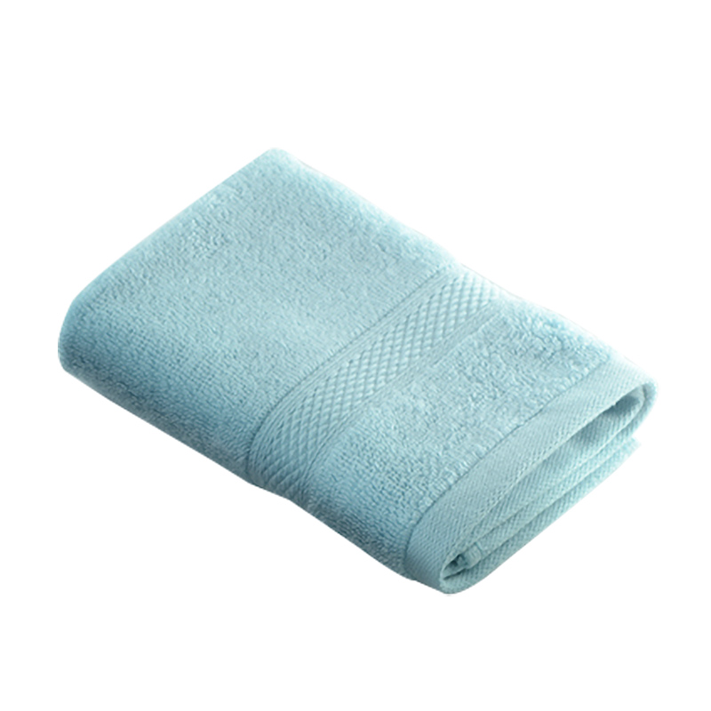 100% Cotton beach Bath Towels bathroom 76*152cm 670g Thick Luxury Solid Washcloth for Soft Shower Face Bath Towels for Adults: Sky Blue / 34x34