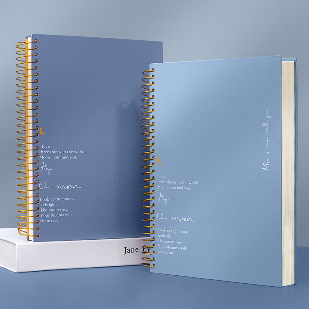 B5 Notebook Binder Sketchbook Office Supplies Lyofes Thicken Spiral Notebooks Book Diary School Stationery Work Super Thick Page