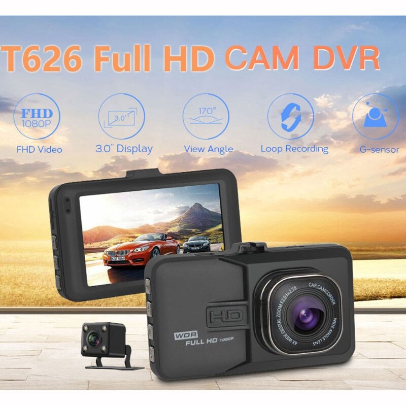 3 0 Zoll Auto Dvr Kamera 1080p Voll Hd Fahrzeug Vi Grandado