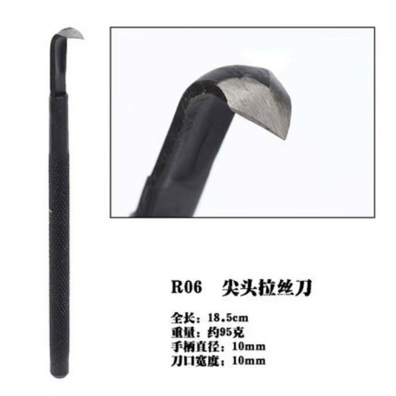 Bonsai Gereedschap Smeden Vleesmes Pick Mes Tekenmes Antisliphandvat Draadsnijgereedschap: Blauw