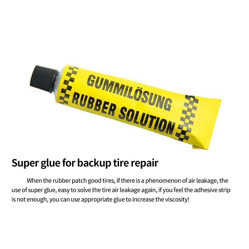 6pcs Auto Tire Car Repair Tool Kit Vacuum Tire Quick Strip Repair Accessories Tools For Automotive Automobiles