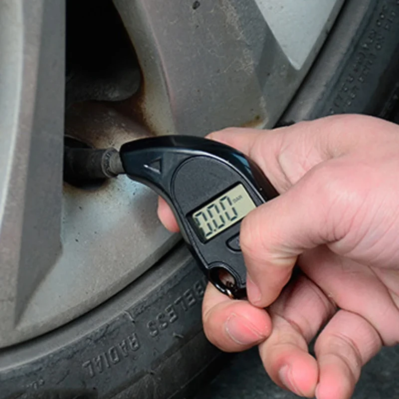 5-100 psi bar digital bilhjulsdæktryksmåler måler test dæktester til køretøj bilovervågningssystem abs materiale