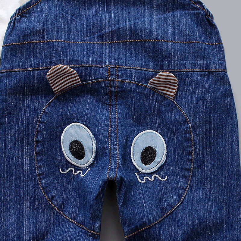 IENENS-salopette en jean pour enfants | Salopette ample pour filles et garçons, salopette en Denim pour enfants, combinaison pantalon pour enfants, dessin animé 1-3ans