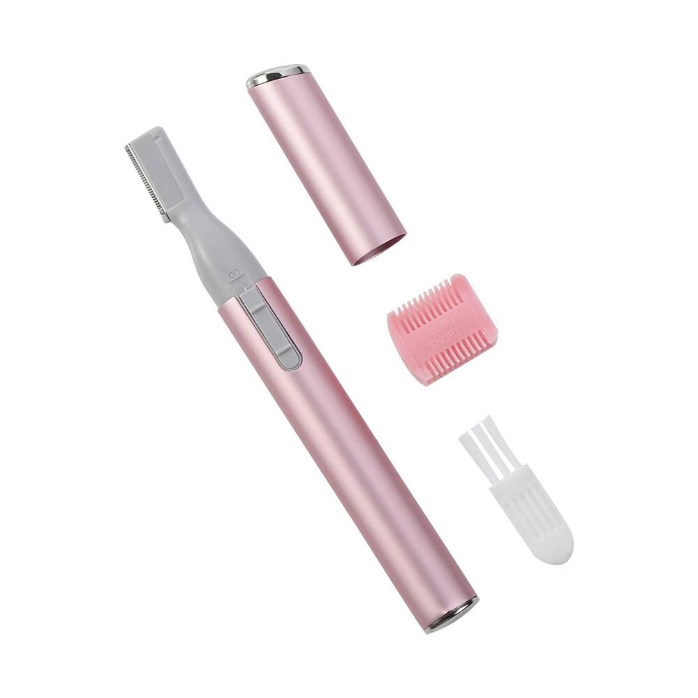 Mini Elektrische Wenkbrauw Trimmer Oor Wenkbrauw Trimmer Voor Vrouwen Persoonlijke Elektrische Gezichtsverzorging Draagbare Scheerapparaat Scheermes Snijmachine: pink