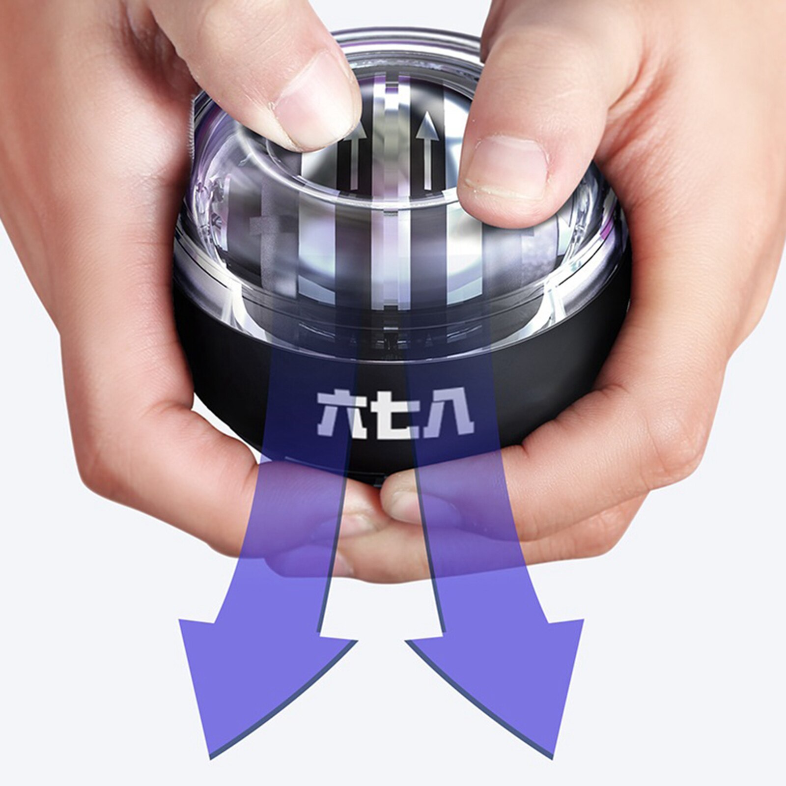 LED Wrist Ball Trainer Gyroscope Ball Gyro Arm Power Exerciser Pro Fitness Gyro Muscle Relax Exercising Ball