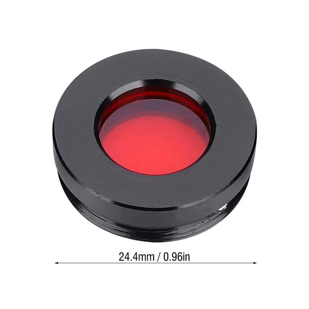 0.965 inch Telescope Sun Moon Planet Filtet Eyepieces Filters for Enhancing Definition Resolution TA3092-TA3096: Red