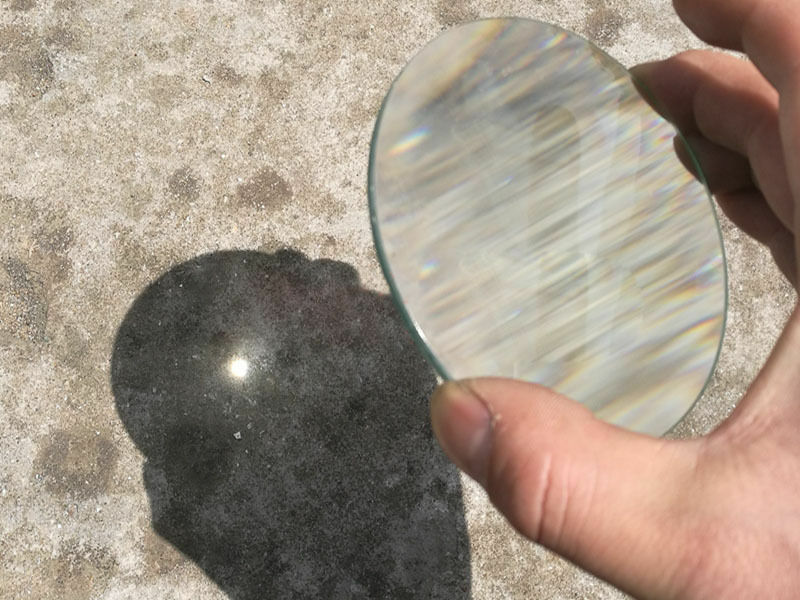 Diameter 50mm 61mm 69mm 75mm 100mm Optical Glass Condenser Convex Magnifying Glass Lens DIY 2X 3X Magnifier Lenses