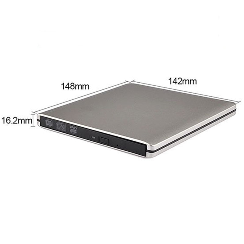 USB 3.0 Portable Super Slim DVD Drive External Optical Drive CD/DVD-RW Burner Writer Interface Drive For Macbook Pc Laptop