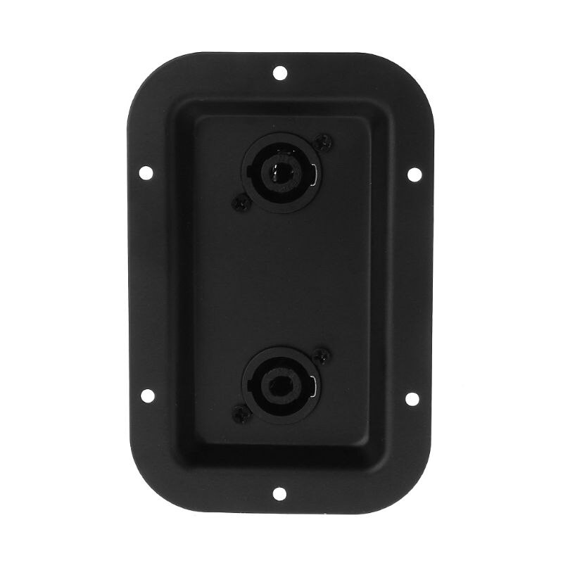 Jack Plate Socket Junction Box Clip Guitar Dual Large for SpeakOn PA Speaker Cabinets 19QA