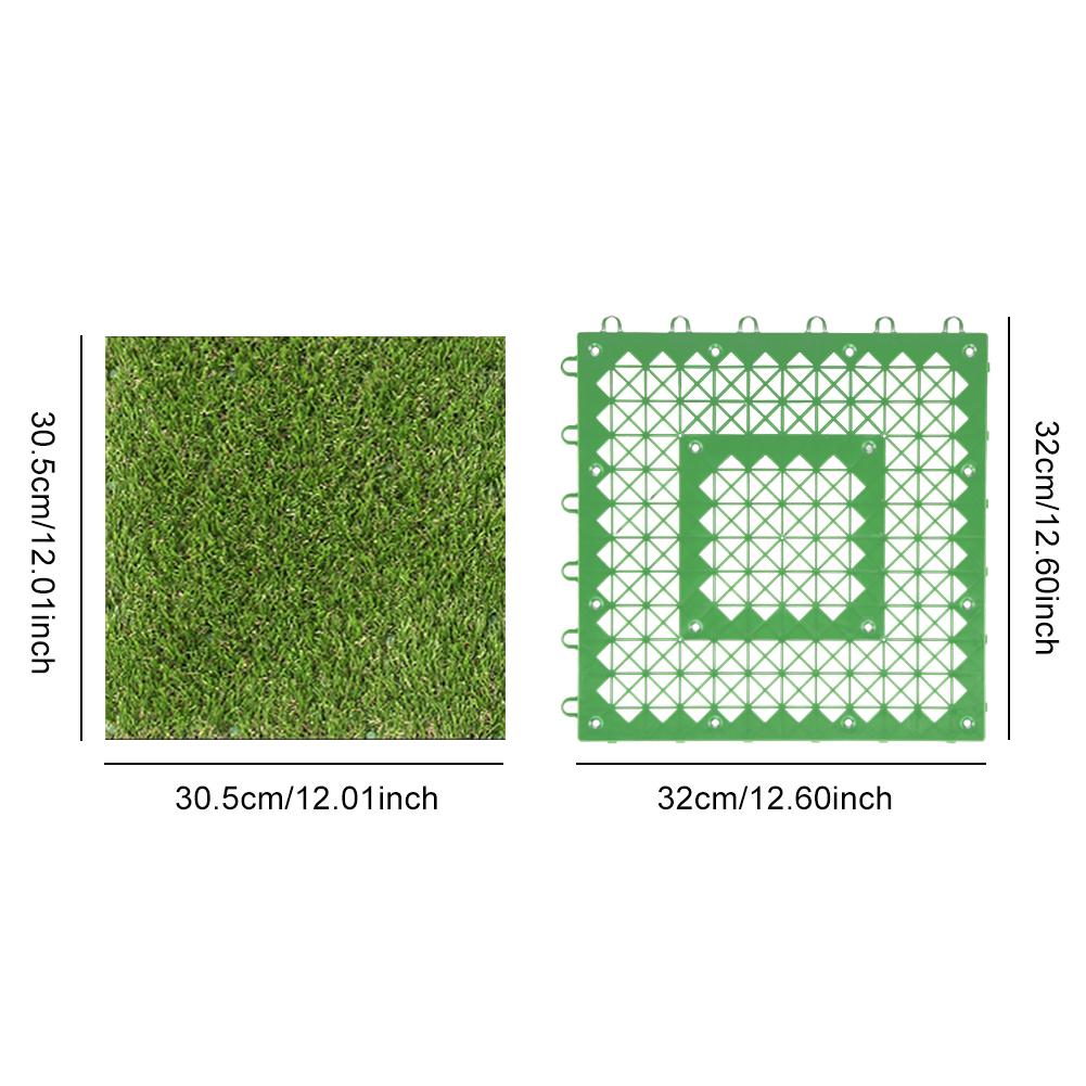 Artificial Turf Grass Turf Rug Synthetic Weatherproof Turf Mat Grass Carpet Mat #CW