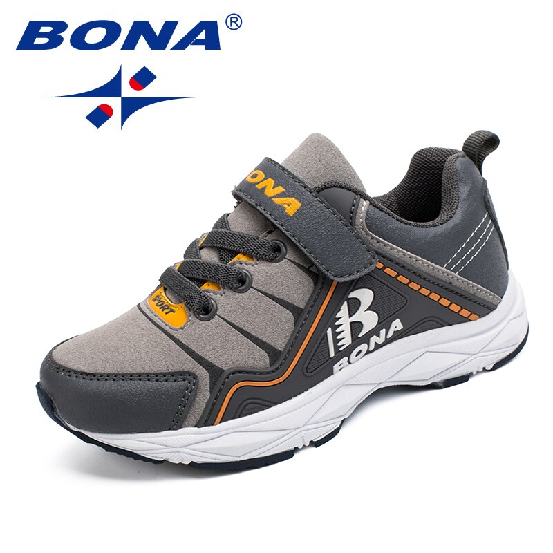 Bona Stijl Kinderen Casual Schoenen Klittenband Jongens Schoenen Synthetische Meisjes Schoenen Comfortabele Kids Sneakers Snelle